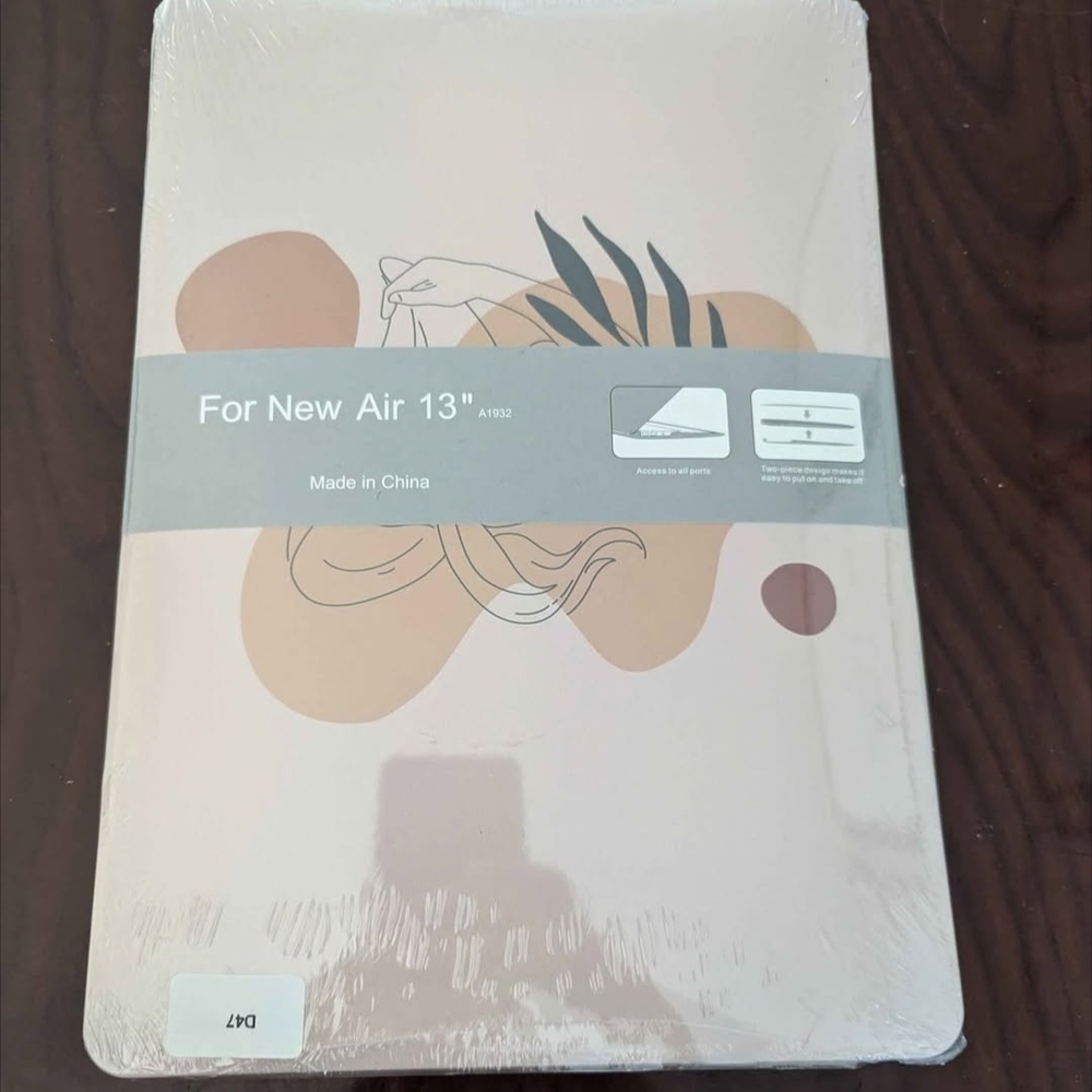 Abstract Design Protective Cover for New Air 13" With Keyboard Protector Cover
